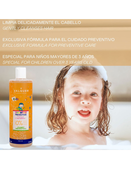 Champú Valquer Preventivo Niños 400ml