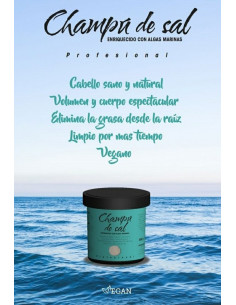 Champú Vegano Marino Con Perlas de Sal Marina y Algas Belkos 400Ml 2