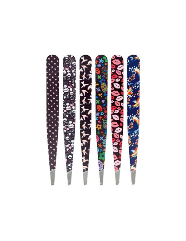 Pinza Depilar Oblicua Estampado