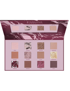Paleta Sombras Shocking Nudes Eveline 12 Colores
