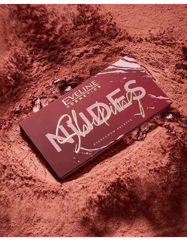 Paleta Sombras Shocking Nudes Eveline 12 Colores