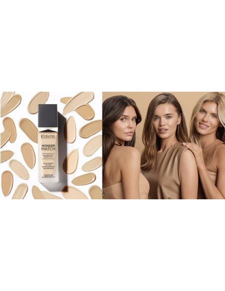 Maquillaje Wonder Match Eveline Nº20 Medium Beige 30Ml