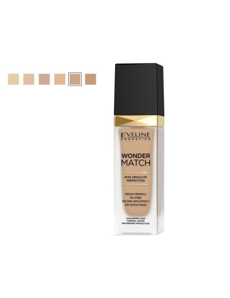 Maquillaje Wonder Match Eveline Nº30 Cool Beige 30Ml
