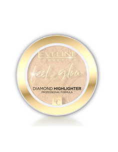 Iluminador Feel The Glow Diamond Eveline Nº01 Sparkle
