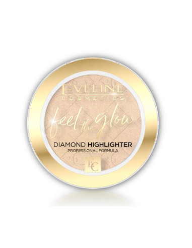 Iluminador Feel The Glow Diamond Eveline Nº01 Sparkle
