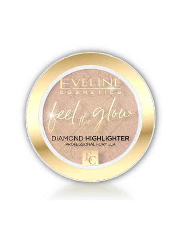 Iluminador Feel The Glow Diamond Eveline Nº02 Beach Glow