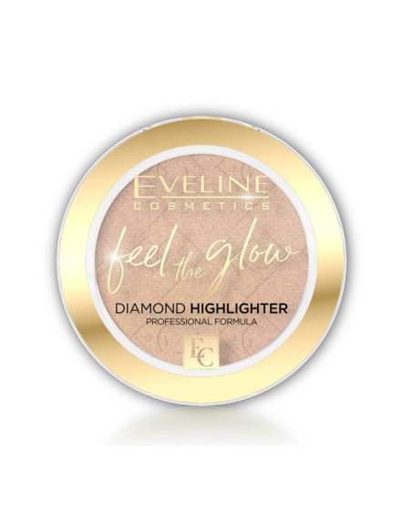 Iluminador Feel The Glow Diamond Eveline Nº02 Beach Glow