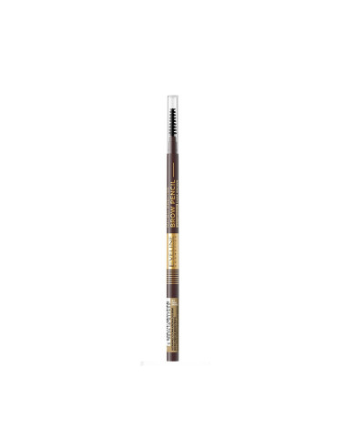 Lápiz Cejas Automatico Brow Pencil Micro Precise Waterproof Eveline Dark Brown