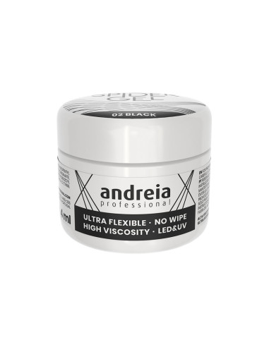 Gel Flexible Spider Gel Andreia Black 02