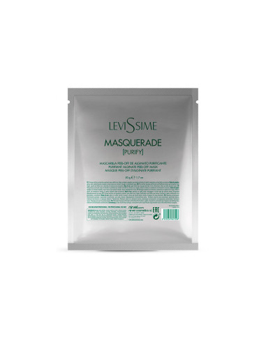 Mascarilla Facial Levissime Purificante Peel Off Alginato 50Gr