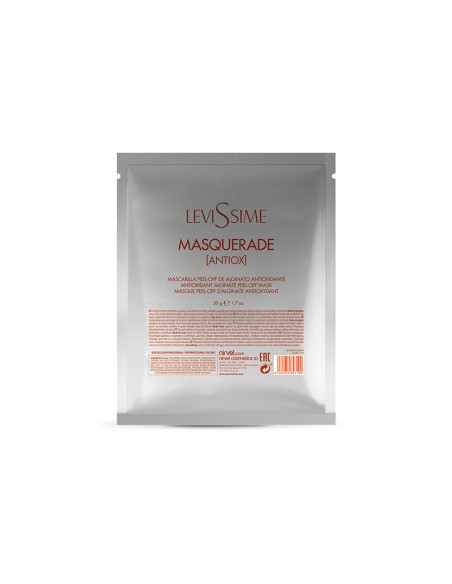 Mascarilla Facial Levissime Antioxidante Peel Off Alginato 50Gr