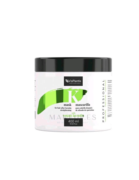 Mascarilla Visplantis Post Alisado Vegan Keratin 400Ml