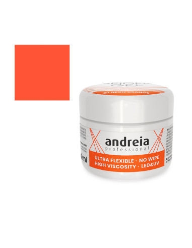 Gel Flexible Spider Gel Andreia 07 Neon Orange