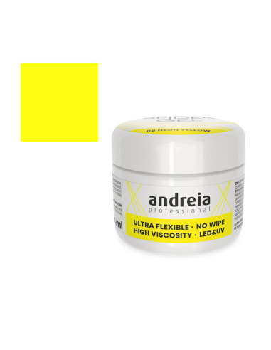 Gel Flexible Spider Gel Andreia 08 Neon Yellow