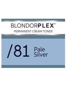 Tinte Matizador Crema Wella Blondor Plextm Cream Nº81 Pale Silver 60Ml 2
