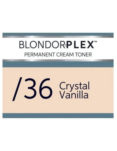 Tinte Matizador Crema Wella Blondor Plextm Cream Nº36 Crystal Vanilla 60Ml