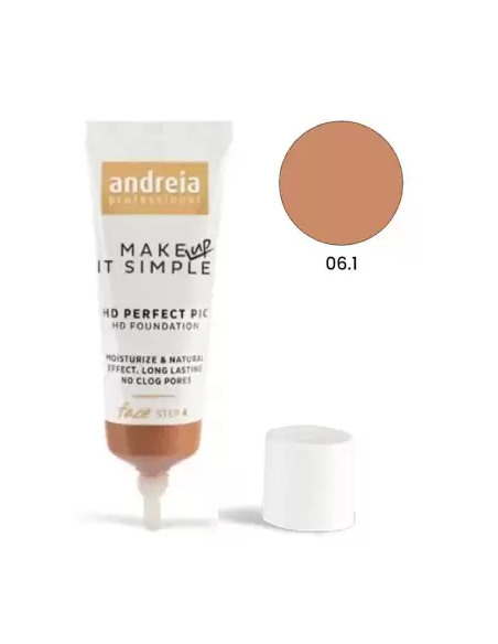 Base De Maquillaje Make It Simple Andreia Hd Nº6.1 25Ml