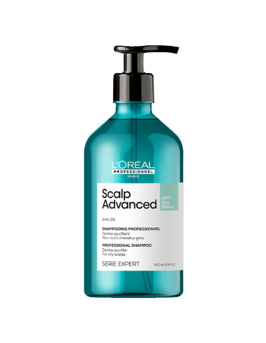 Champu Loreal Expert Scalp Advanced Cabello Graso 500Ml