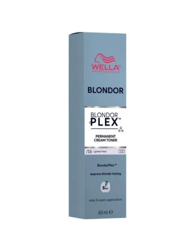 Tinte Matizador Crema Wella Blondor Plextm Cream Nº81 Pale Silver 60Ml