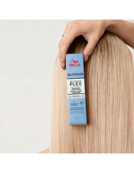 Tinte Matizador Crema Wella Blondor Plextm Cream Nº81 Pale Silver 60Ml