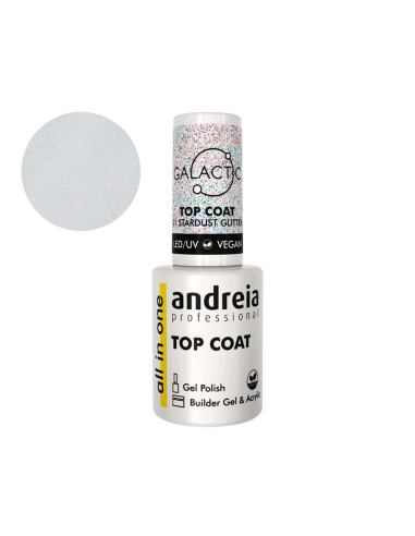 Top Coat Galactic Stardust Andreia Gel Polish 10.5Ml