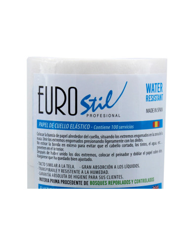 Papel Cuello Desechable 100 Servicios Paq 5 Uni.