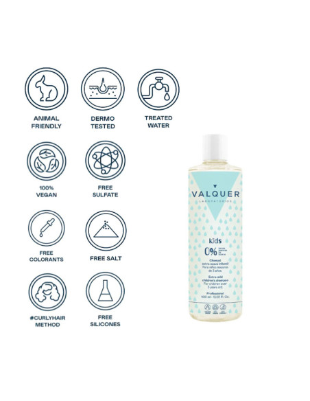 Champú Valquer Extra Suave Niños 0% 400ml