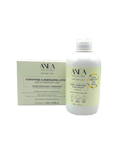 Pack Anticaída Anea Champú 450Ml + 12 Ampollas 10Ml