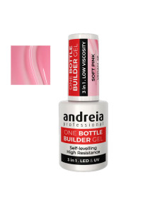 Gel Viscosidad Baja One Bottle Builder Gel Andreia Soft Pink 14Ml