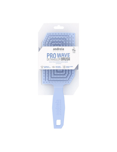 Cepillo Desenredar Sostenible Andreia Pro Wave Azul