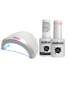Pack Esmaltado Lámpara Led 48W + Base Top 2 En 1 + Esmalte Semi Andreia Nº 200