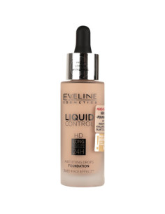 Maquillaje Matificante Liquid Eveline Con Pipeta Nº 50 Golden Beige 32Ml