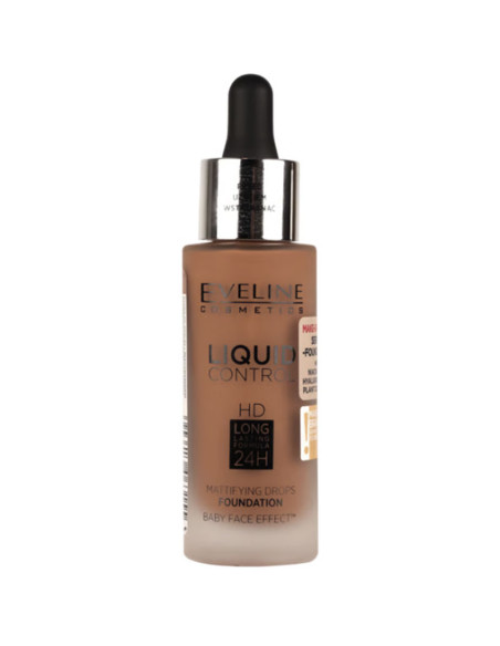 Maquillaje Matificante Liquid Eveline Con Pipeta Nº 65 Toffee 32Ml