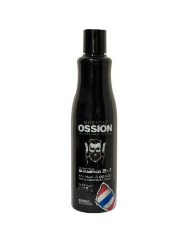 Champú 2 En 1 Cabello & Barba Ossion 500Ml