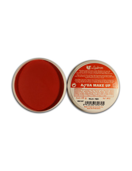 Maquillaje Laukrom Aqua Make Up Rojo 45Gr