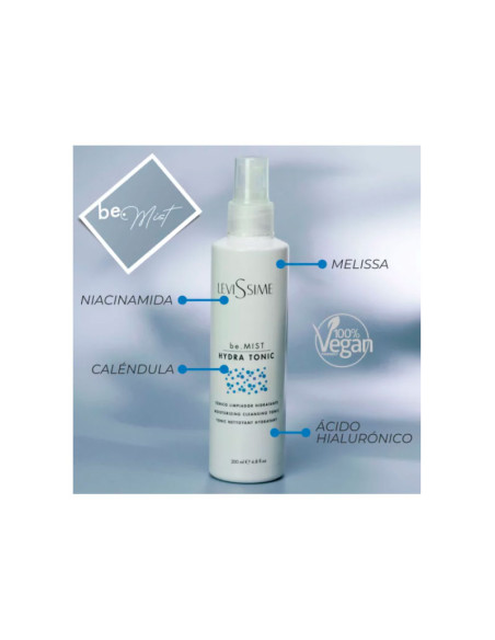 Tónico Limpiador Hidratante Facial Levissime Be.Mist Hydra Tonic 200Ml
