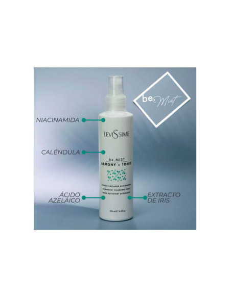 Tónico Limpiador Pieles Grasas Levissime Be.Mist Armony+ Tonic 200Ml