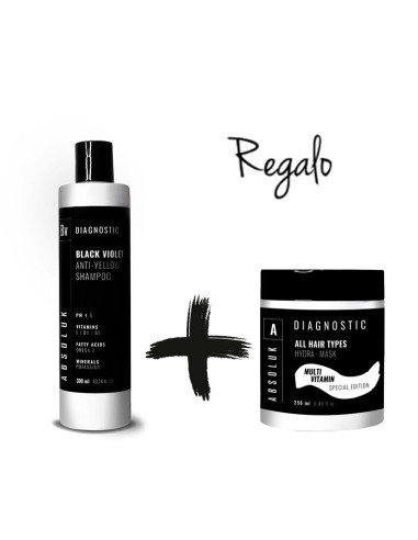 Pack Champú Diagnostic Black Violet 300Ml + Mascarilla Regalo