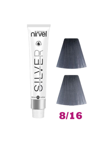 Tinte Nirvel Silver Matizador Canas Sin Amoniaco100ml