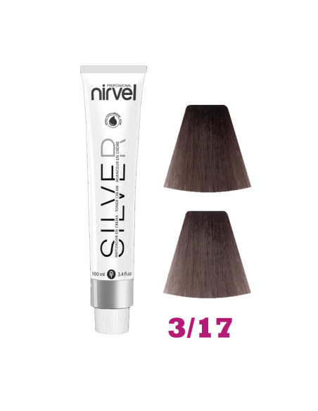 Tinte Nirvel Silver Matizador Canas Sin Amoniaco100ml
