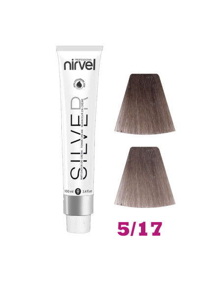 Tinte Nirvel Silver Matizador Canas Sin Amoniaco100ml
