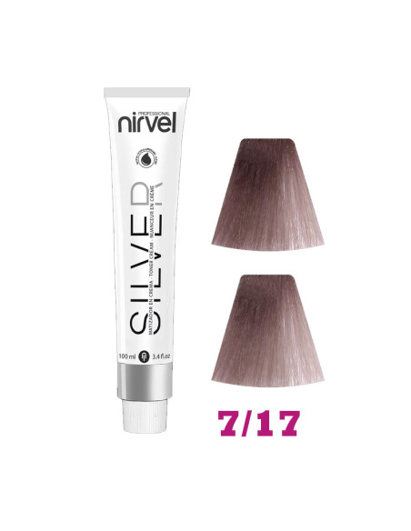Tinte Nirvel Silver Matizador Canas Sin Amoniaco100ml