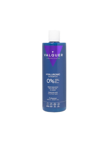 Champú Valquer Ácido Hialurónico Todo Tipo Cabello 0% 400Ml