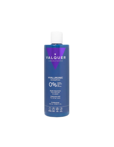 Champú Valquer Ácido Hialurónico Todo Tipo Cabello 0% 400Ml