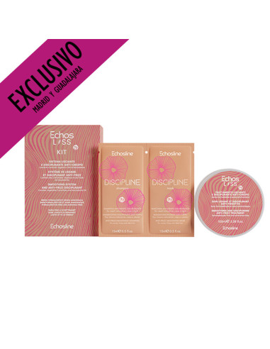 Kit Alisado Vegano Echos Liss 100Ml + Discipline