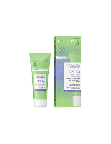 Crema Facial Hidratante Eveline Spf50 30Ml