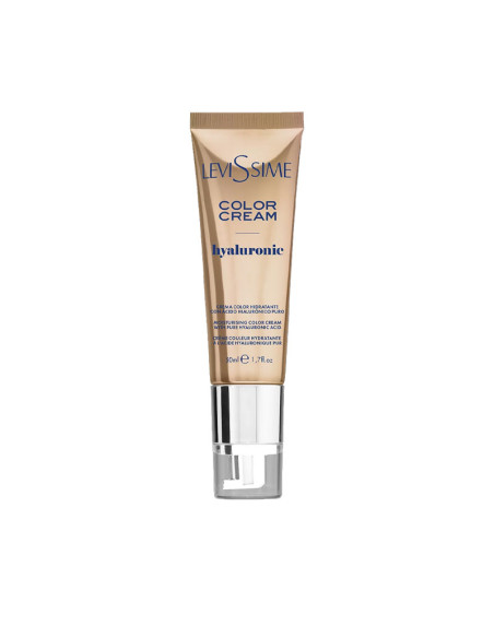 Crema Hidratante Con Color Levissime Ácido Hialurónico Puro 50Ml