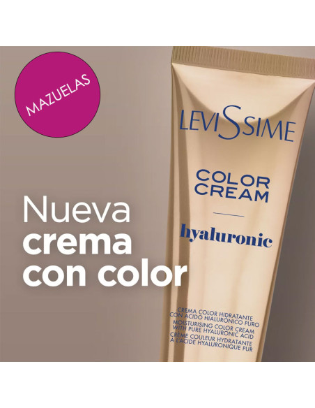 Crema Hidratante Con Color Levissime Ácido Hialurónico Puro 50Ml
