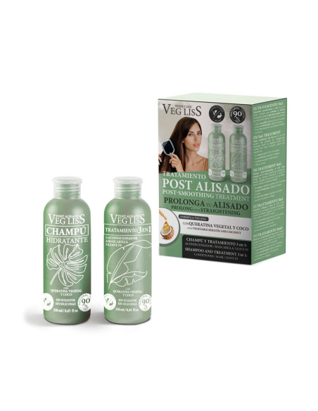 Pack Post Alisado Brasileño Vegano Homecare Vegliss