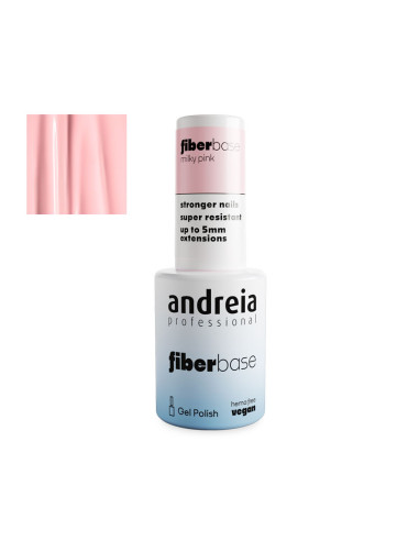 Base Esmalte En Gel Fiber Base Andreia Nº 4 Milky Pink 10.5Ml